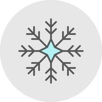 Snowflake Vector Icon Design