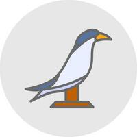 ártico golondrina de mar en vuelo vector icono diseño