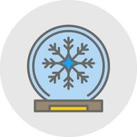 Snow globe Vector Icon Design