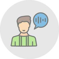 Voice Command Vector Icon Design