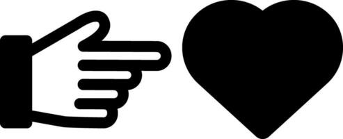 solid icon for indicate vector