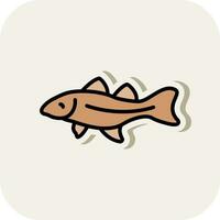 Arctic cod Vector Icon Design