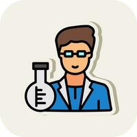 Scientist Vector Icon Design