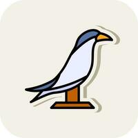 ártico golondrina de mar en vuelo vector icono diseño