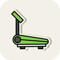 Treadmill Vector Icon Design