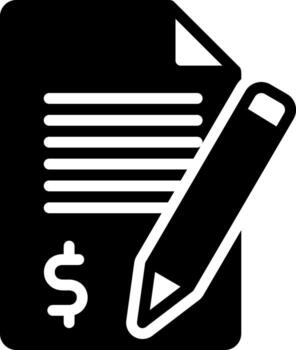 solid icon for claim vector