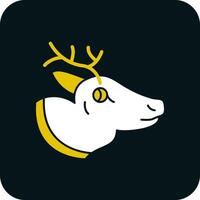 Reindeer Vector Icon Design