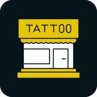 tatuaje estudio vector icono diseño