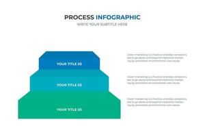 Business infographics set Ladders from 3 stages Vector illustration.