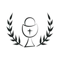 Hand Drawn Religious element. vector