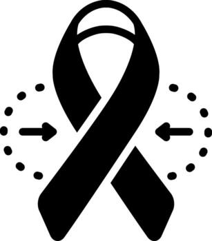 solid icon for aids vector