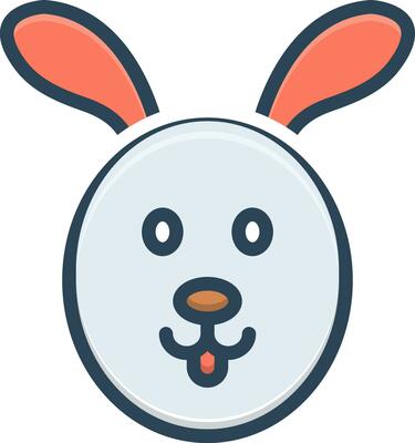color icon for rabbit