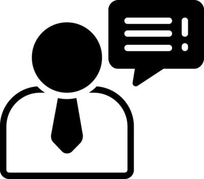 solid icon for request vector