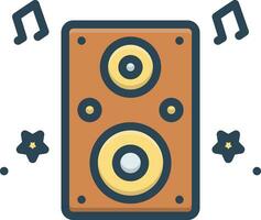 color icon for entertainment vector
