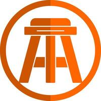 Stool Vector Icon Design