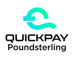 Q letter monogram pound sterling currency logo design. vector