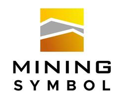 Mining industry logo design. vector