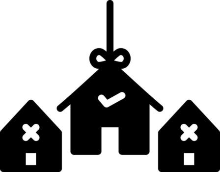 sólido icono para elección vector