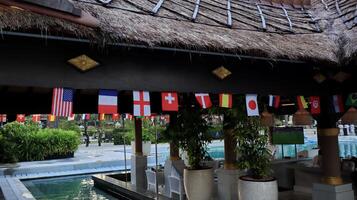 Flags of countries participating in FIFA World Cup Qatar 2022 photo