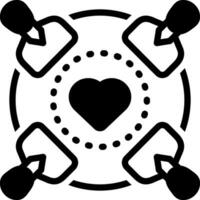 solid icon for alliance vector