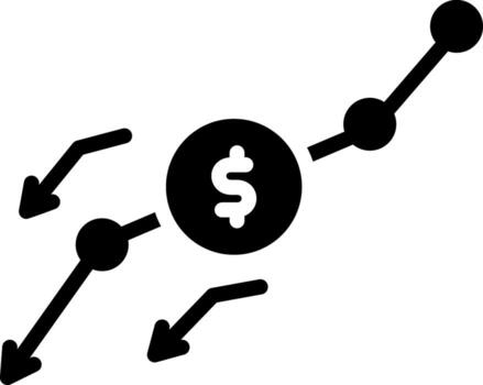 solid icon for lower vector