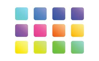 gradient colorful palettes Modern gradients vector