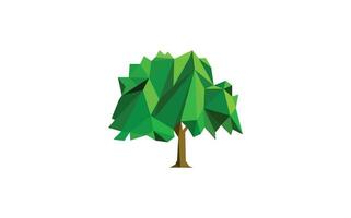 Polygonal Tree Vector Graphics