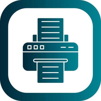 diseño de icono de vector de impresora