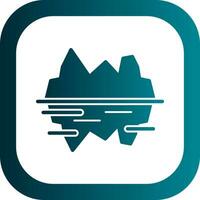 Glacier bay Vector Icon Design