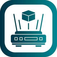 Holofgram Vector Icon Design