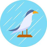 ártico golondrina de mar en vuelo vector icono diseño