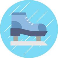 Ice skate Vector Icon Design