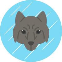 ártico lobo vector icono diseño