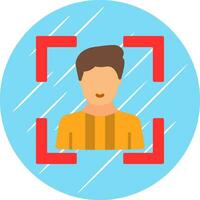 Face Scan Vector Icon Design