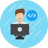 Programmer Vector Icon Design