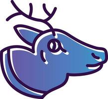 Reindeer Vector Icon Design