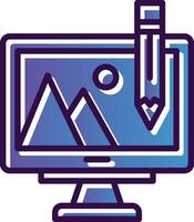 Digital Art Vector Icon Design