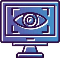 Eye Tracking Vector Icon Design