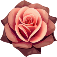 hermosa rosa rosa png