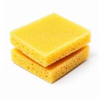 Sponge isolated on white background photo