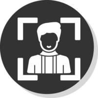 Face Scan Vector Icon Design