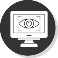 Eye Tracking Vector Icon Design