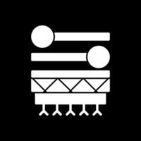inuit tambor vector icono diseño