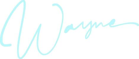 signature series W design illustration vector