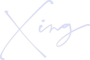 signature series X design illustration vector