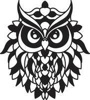 owl Mandala Coloring Page Enchanting owl Mandala Unleash Your Creativity Through Coloring vector