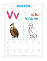 Uppercase and Lowercase. Cute children. Colorful ABC alphabet tracing. Practice worksheet for kids. Learning English vocabulary and handwriting. Letter Trace. Vector illustration