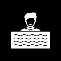 Swim Vector Icon Design