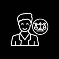 Lawyer Vector Icon Design