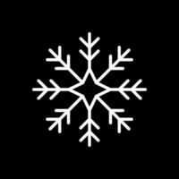 diseño de icono de vector de copo de nieve